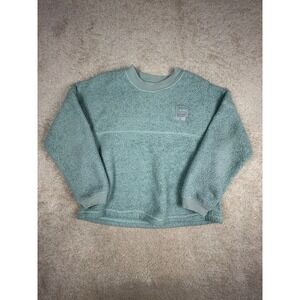 Disney Spirit Jersey Kids XL Mint Green Glitter Sherpa Fleece Walt Disney World